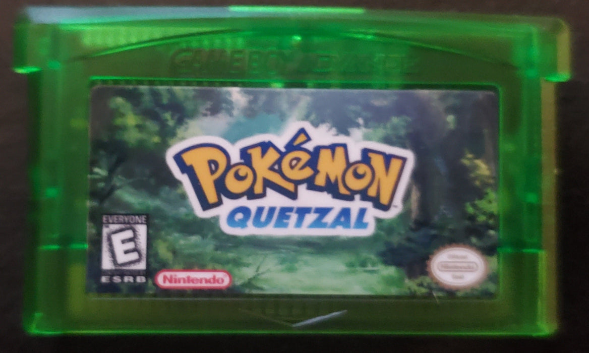 Pokemon Quetzal GBA ROM Hack Video Game Custom Gameboy Advance - for just $18.49! 