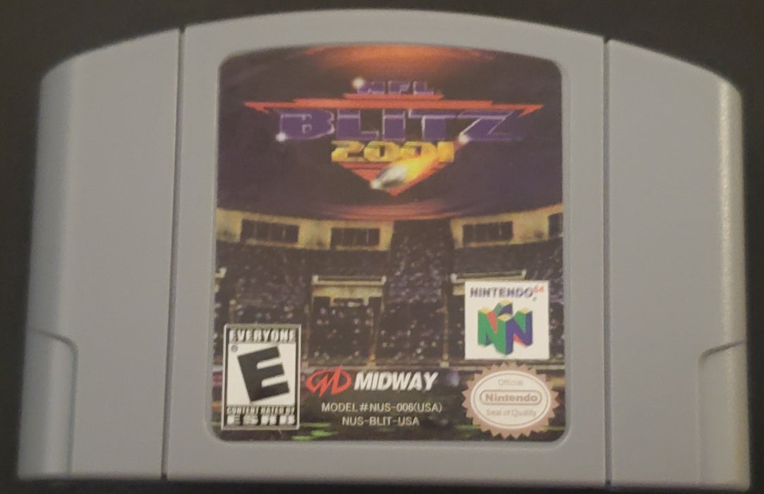 NFL Blitz 2001 N64 Nintendo 64 Video Game Cartridge 2000 - for just $23.99! 