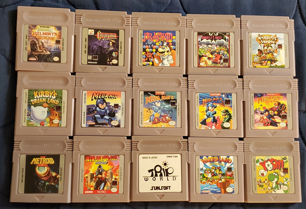 GB Video Game Cartridge Collection Nintendo Gameboy - for just $14.99! 