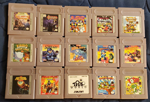 GB Video Game Cartridge Collection Nintendo Gameboy - for just $14.99! 