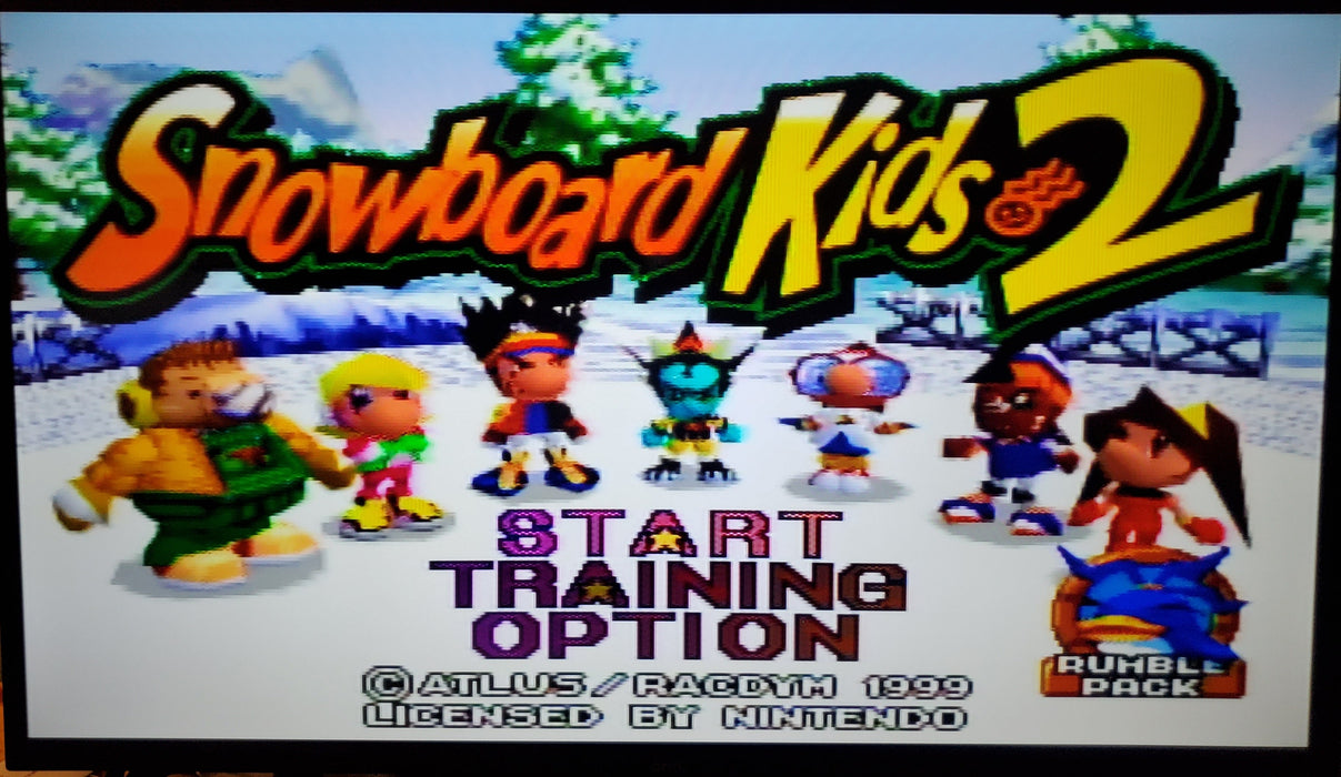 Snowboard Kids 2 N64 Nintendo 64 Video Game Cartridge 1999 - for just $21.99! 
