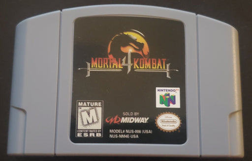 Mortal Kombat 4 N64 Nintendo 64 Video Game Cartridge 1997 - for just $22.99! 