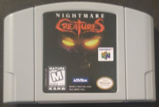 Nightmare Creatures N64 Nintendo 64 Video Game Cartridge 1997 - for just $21.99! 