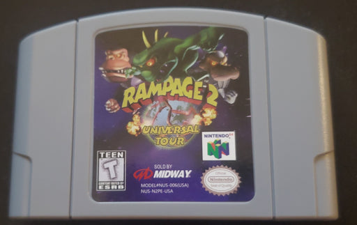 Rampage 2: Universal Tour N64 Nintendo 64 Video Game Cartridge 1999 - for just $22.99! 