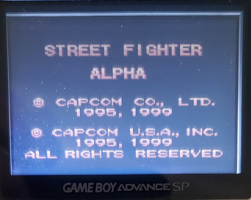 Street Fighter Alpha Gameboy Color GBC Video Game Catridge 2000 - for just $15! 