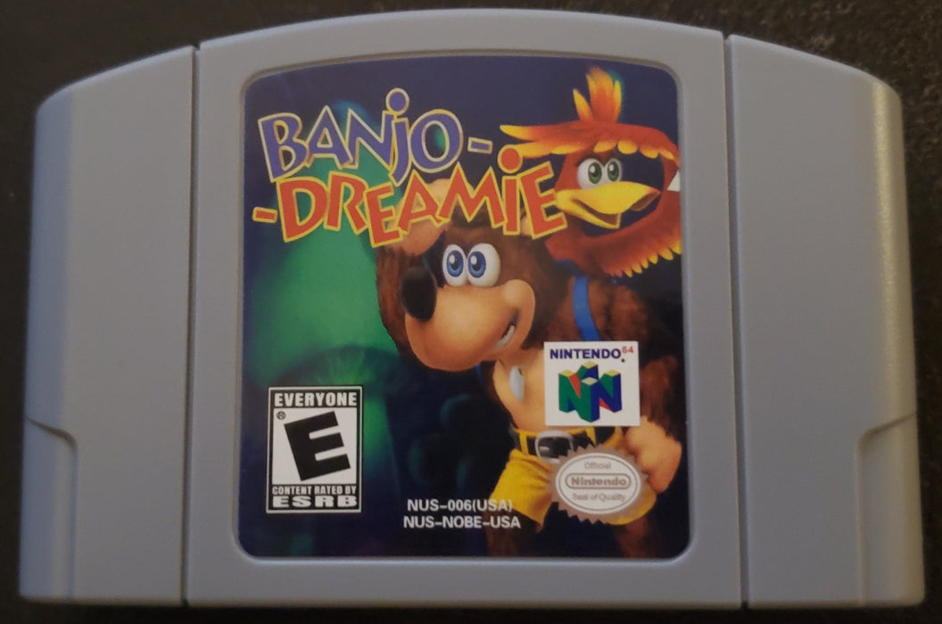 Banjo Dreamie N64 Nintendo 64 Video Game Cartridge 2018 - for just $22.99! 