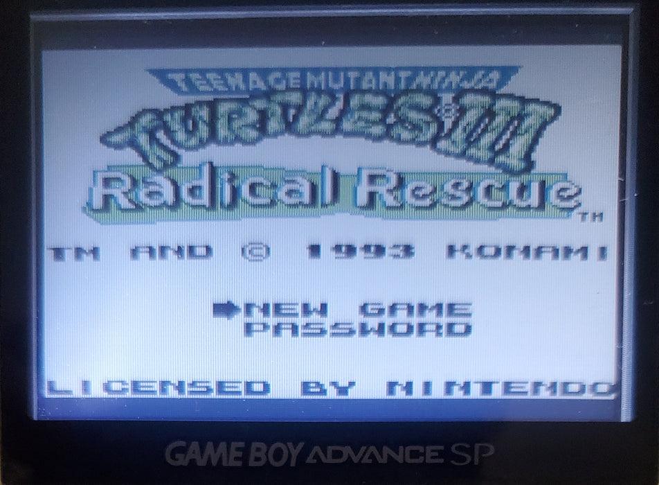 TMNT 3 Radical Rescue GB Video Game Catridge Gameboy 1993 - for just $15! 