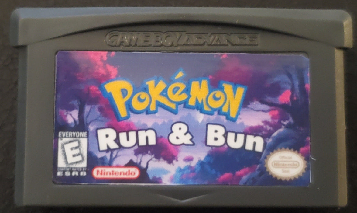 Pokemon Run & Bun GBA ROM Hack Video Game Boy Advance - for just $18.99! 