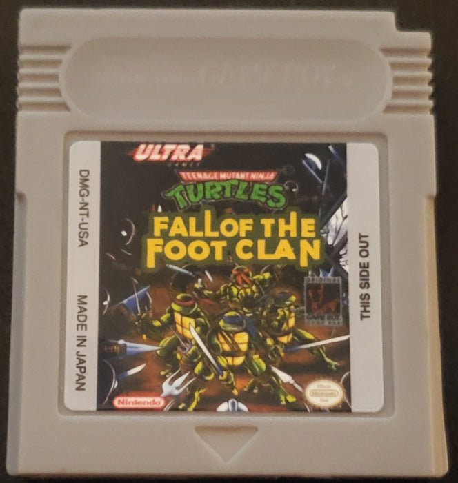 TMNT Fall Of The Foot Clan GB Video Game Catridge Gameboy 1990 - for just $15! 