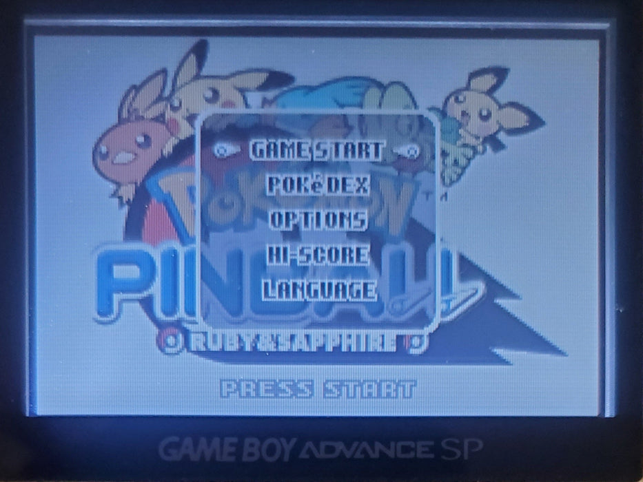 Pokemon Pinball Ruby & Sapphire GBA Pokemon ROM Hack Game Boy Advance - for just $18.49! 