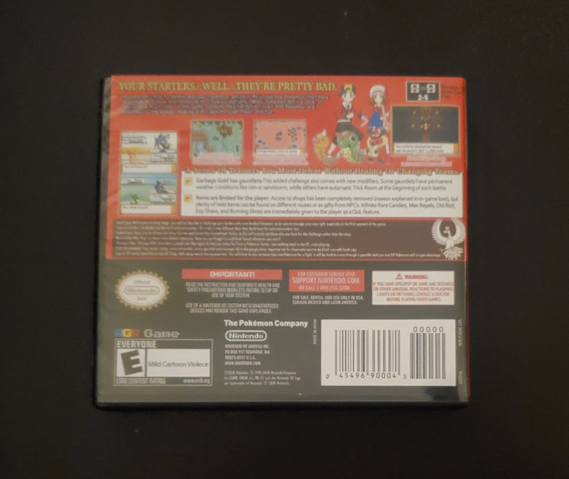 Pokemon GarbageGold NDS Nintendo DS Custom ROM Hack Video Game - for just $26.99! 
