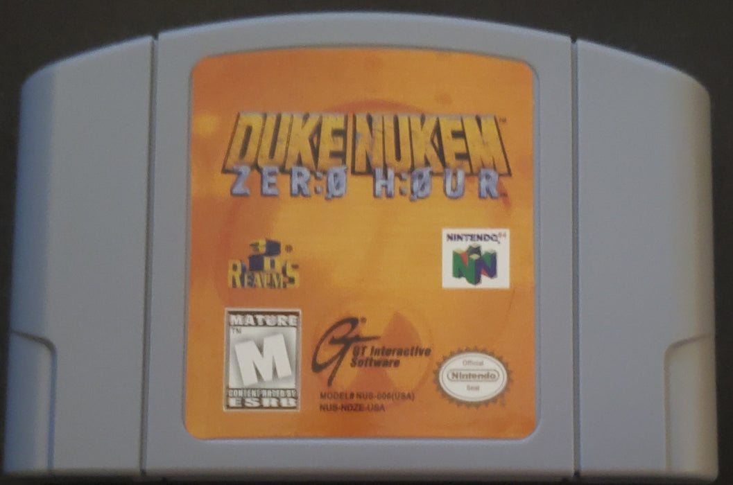 Duke Nukem Zero Hour N64 Nintendo 64 Video Game Cartridge 1999 - for just $22.99! 