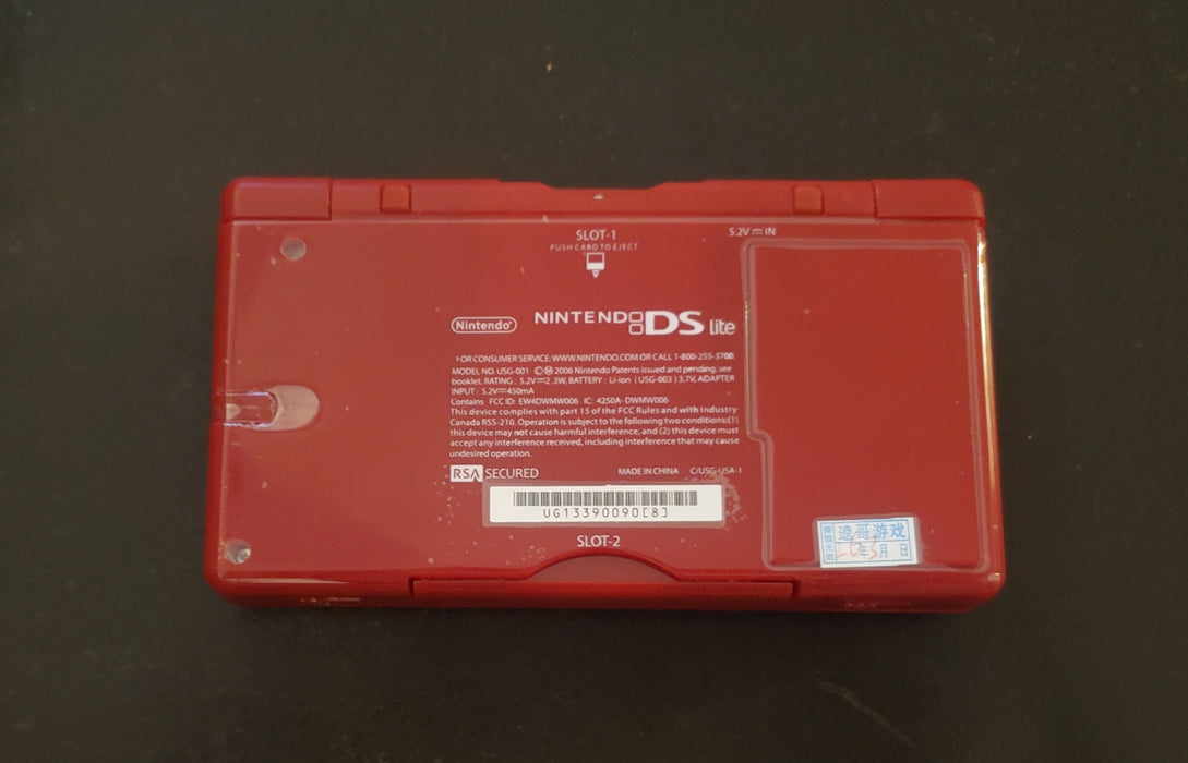 Nintendo DS Lite Console Red Mario NDS, DSL, DSi, and GBA - for just $119.99! 
