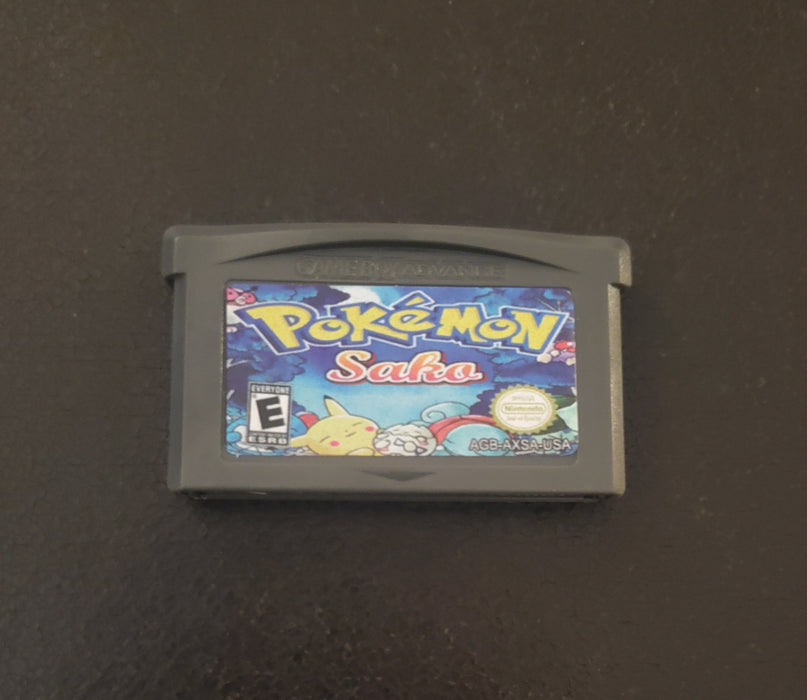 Pokemon Sako GBA ROM Hack Video Game Custom Gameboy Advance - for just $18.49! 