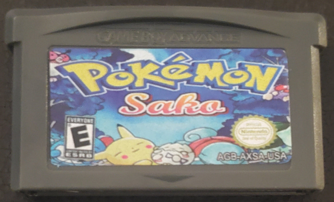 Pokemon Sako GBA ROM Hack Video Game Custom Gameboy Advance - for just $18.49! 