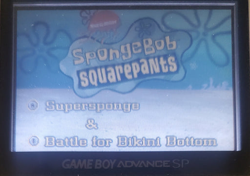 SpongeBob SquarePants Battle Bikini Bottom GBA Video Game Boy Advance - for just $12! 