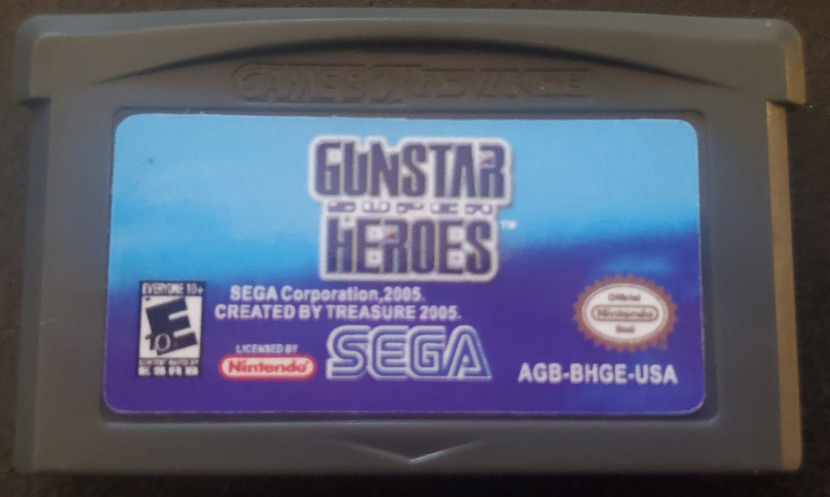 Gunstar Super Heroes GBA Video Game Cartridge Game Boy Advance 2005 - for just $12! 