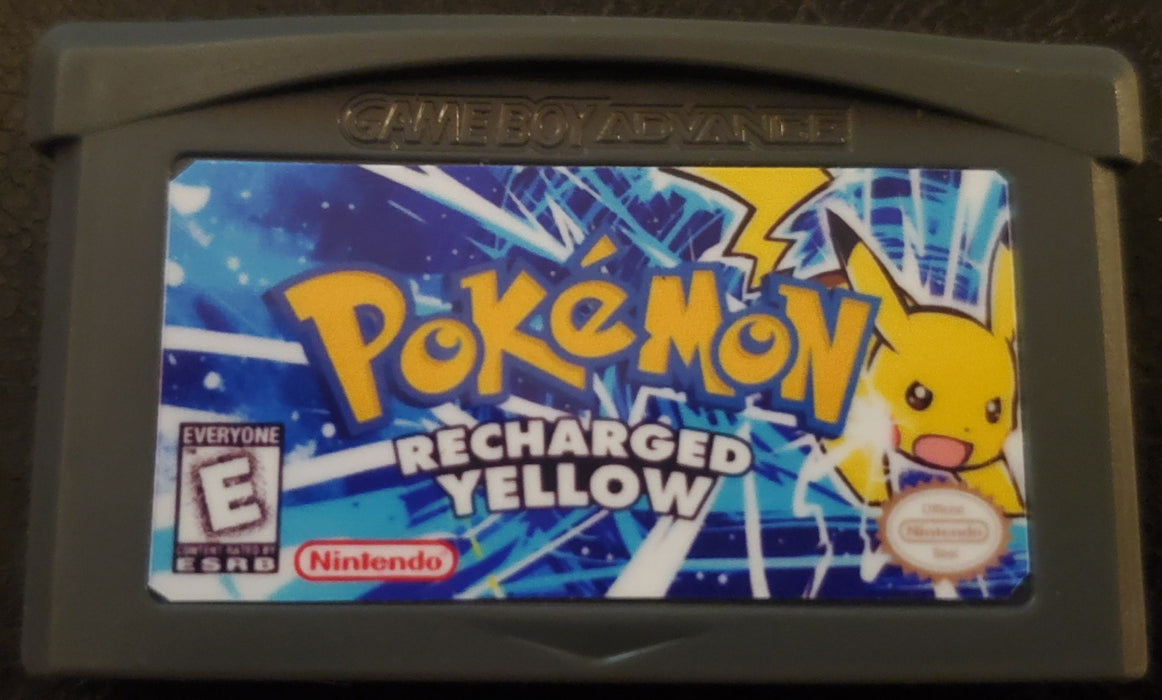 Pokemon Recharged Yellow GBA Pokemon ROM Hack Game Boy Advance - for just $19.49! 