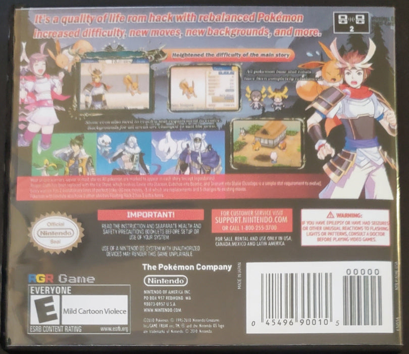 Pokemon Conquest Twin Dragons NDS Nintendo DS ROM Hack Video Game - for just $26.99! 