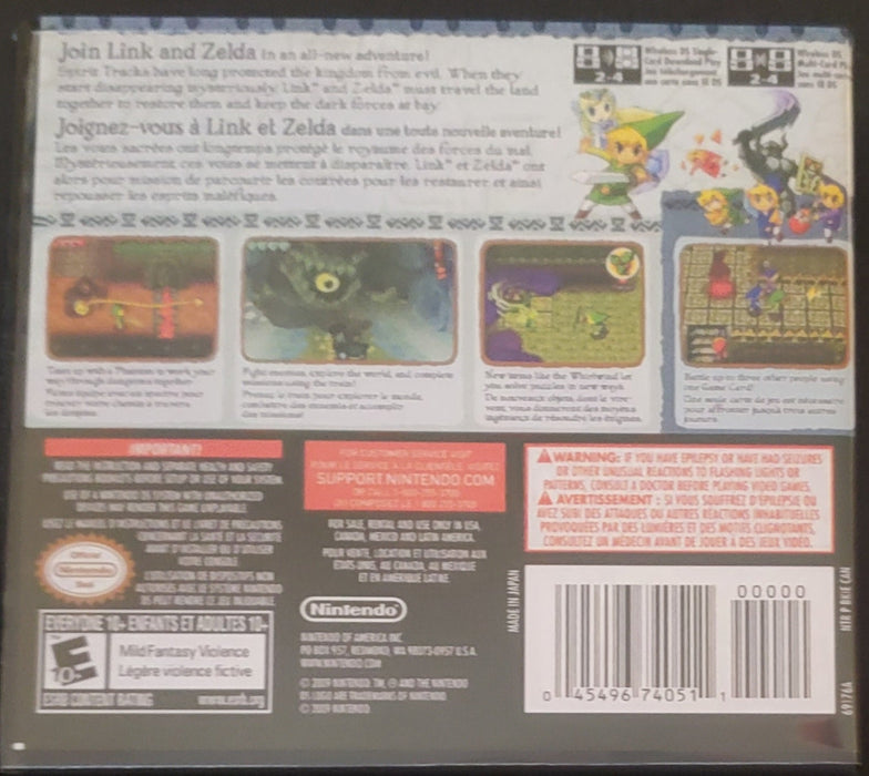 Legend of Zelda Spirit Tracks NDS Video Game Nintendo DS 2009 - for just $25.99! 