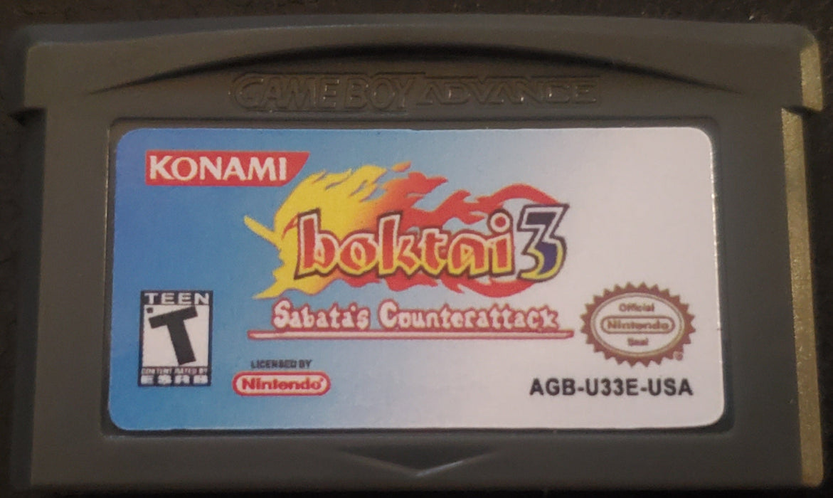 Boktai 3: Sabata's Counterattack GBA Video Game Boy Advance 2005 - for just $12.99! 
