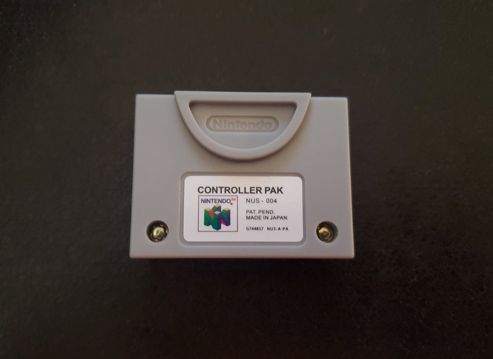 Controller Pak Memory Card Nintendo 64 N64 Save Games - for just $11.99! 