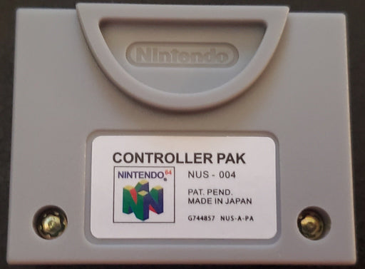 Controller Pak Memory Card Nintendo 64 N64 Save Games - for just $11.99! 