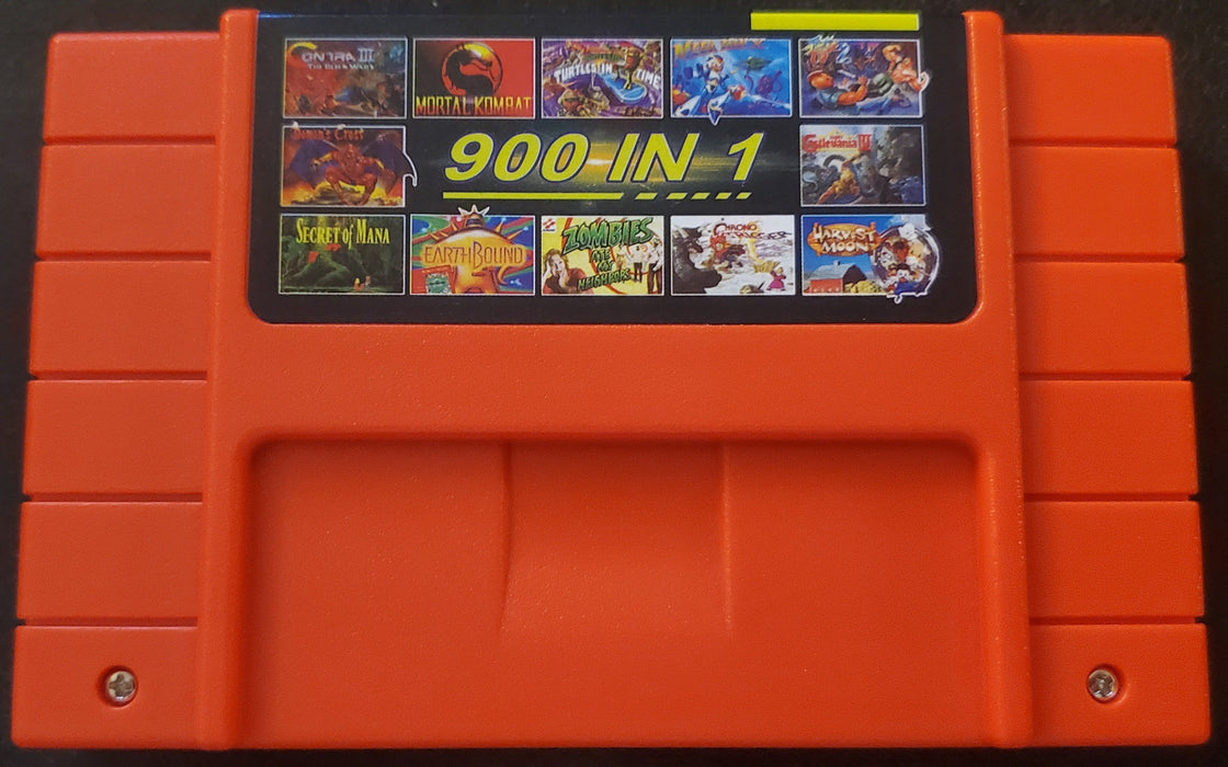 900 Games in 1 SNES Video Game Cartridge Super Nintendo - for just $59.99! 