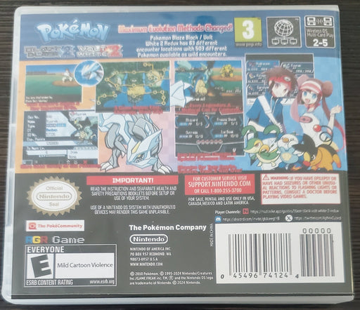 Pokemon Redux Blaze Black & Volt White 2 NDS Game Nintendo DS ROM Hack - for just $28.99! 