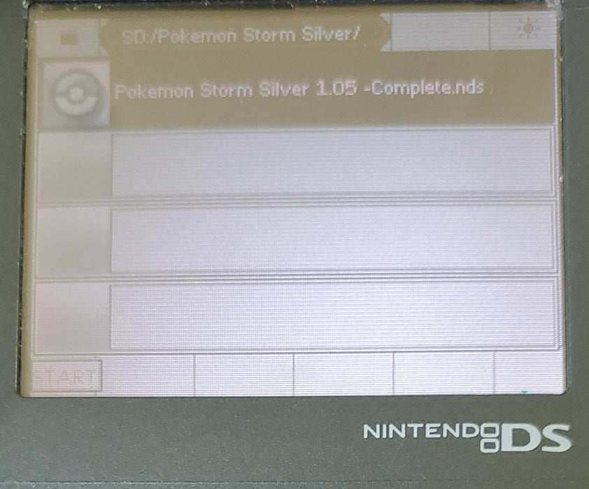 Pokemon Storm Silver NDS Nintendo DS Custom ROM Hack Video Game - for just $26.99! 