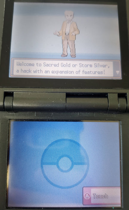 Pokemon Storm Silver NDS Nintendo DS Custom ROM Hack Video Game - for just $26.99! 