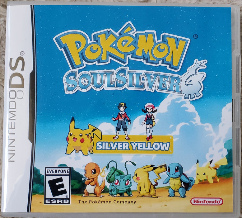 Pokemon SoulSilver Silver Yellow NDS Nintendo DS ROM Hack Video Game - for just $26.99! 