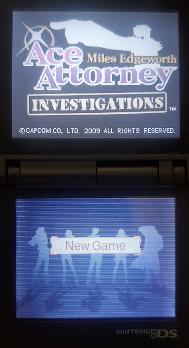 Ace Attorney Investigations Miles Edgeworth NDS Video Game Nintendo DS - for just $22.99! 