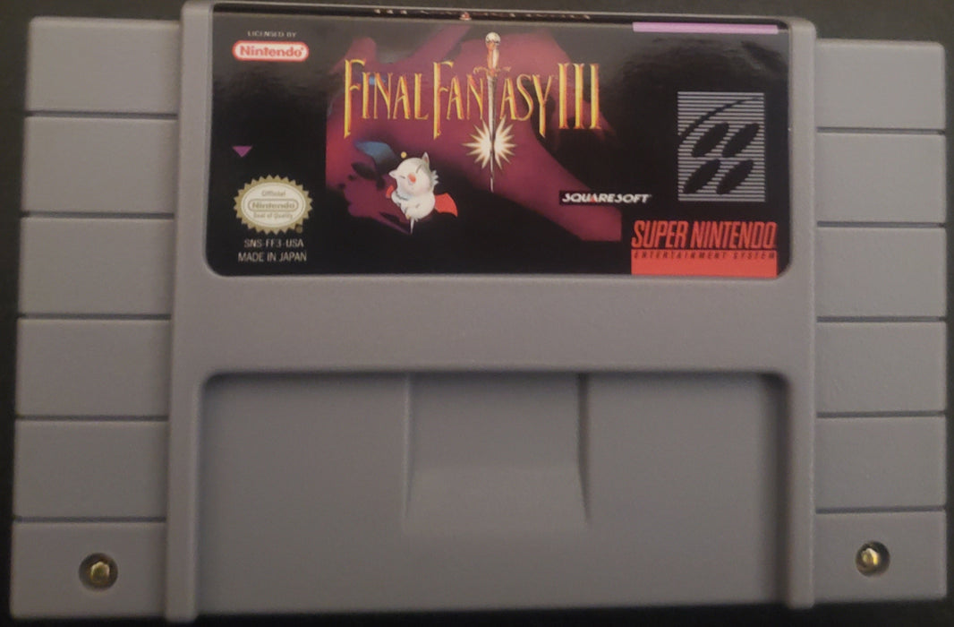 Final Fantasy 3 SNES Video Game Cartridge Super Nintendo 1994 - for just $22.99! 