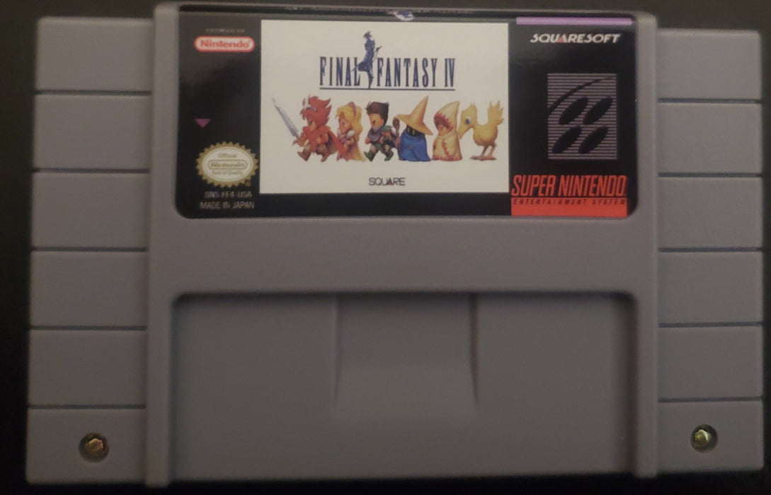 Final Fantasy 4 SNES Video Game Cartridge Super Nintendo 1991 - for just $22.99! 