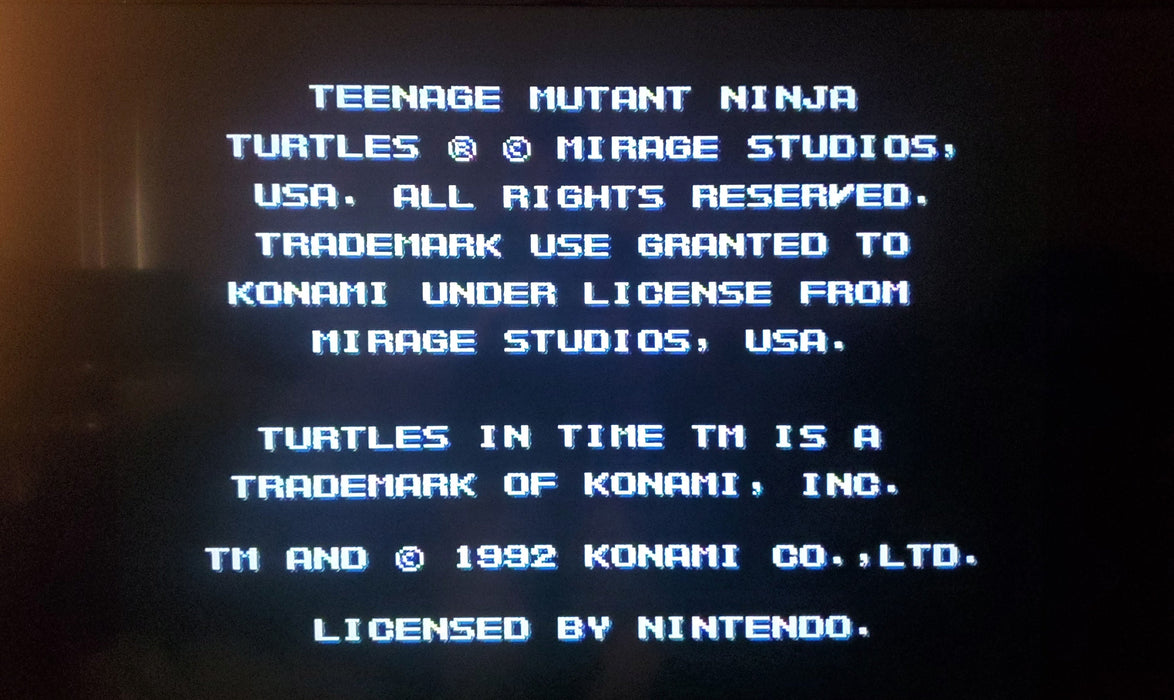 TMNT 4 Turtles in Time SNES Video Game Super Nintendo Ninja Turtles - for just $22.99! 