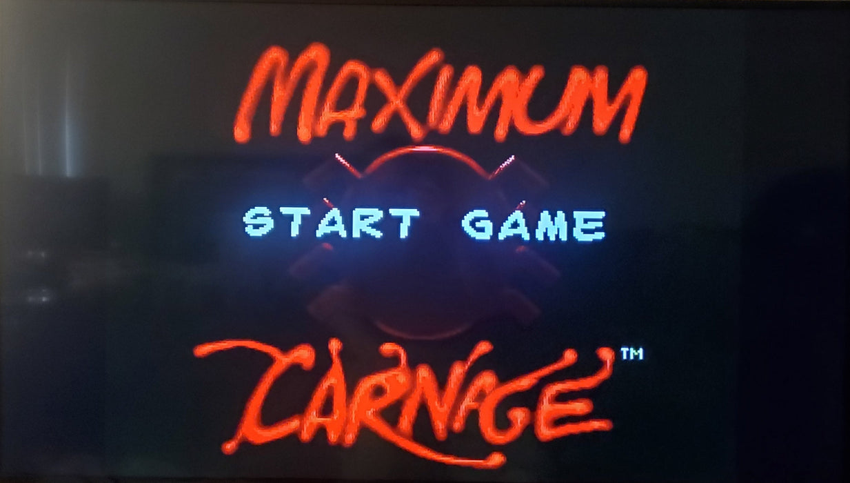 Spider-Man and Venom Maximum Carnage SNES Video Game Super Nintendo 1995 - for just $22.99! 