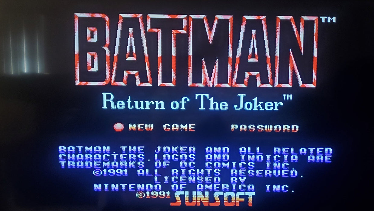 Batman Return of the Joker NES Video Game Nintendo Entertainment System - for just $39.99! 