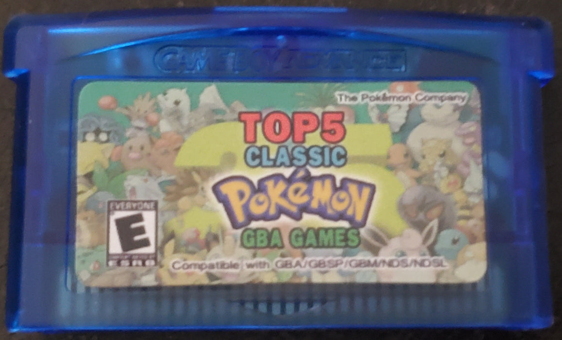 Pokemon 5 in 1 GBA Video Game Cartridge Game Boy Advance - for just $39.99! 