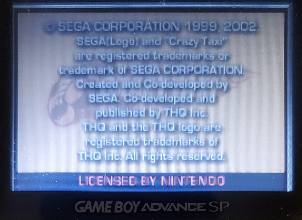 Crazy Taxi: Catch A Ride GBA Video Game Boy Advance 2003 - for just $12.99! 
