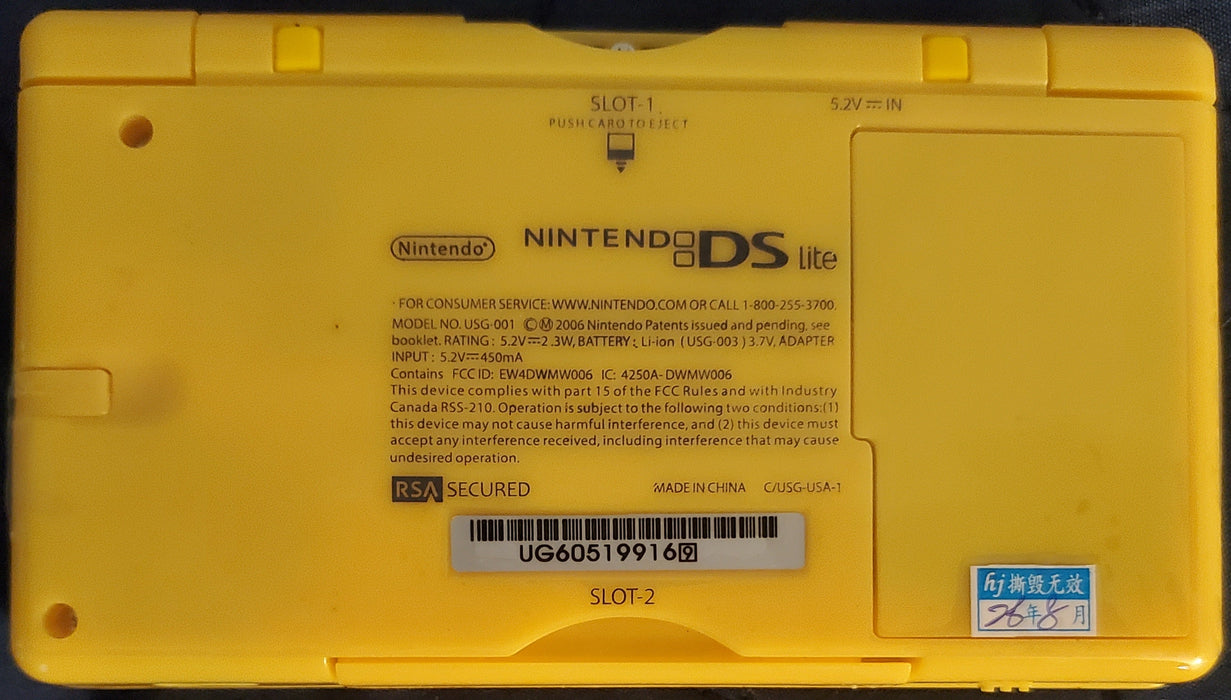Nintendo DS Lite Console Pikachu NDS, DSL, DSi, and GBA - for just $119.99! 