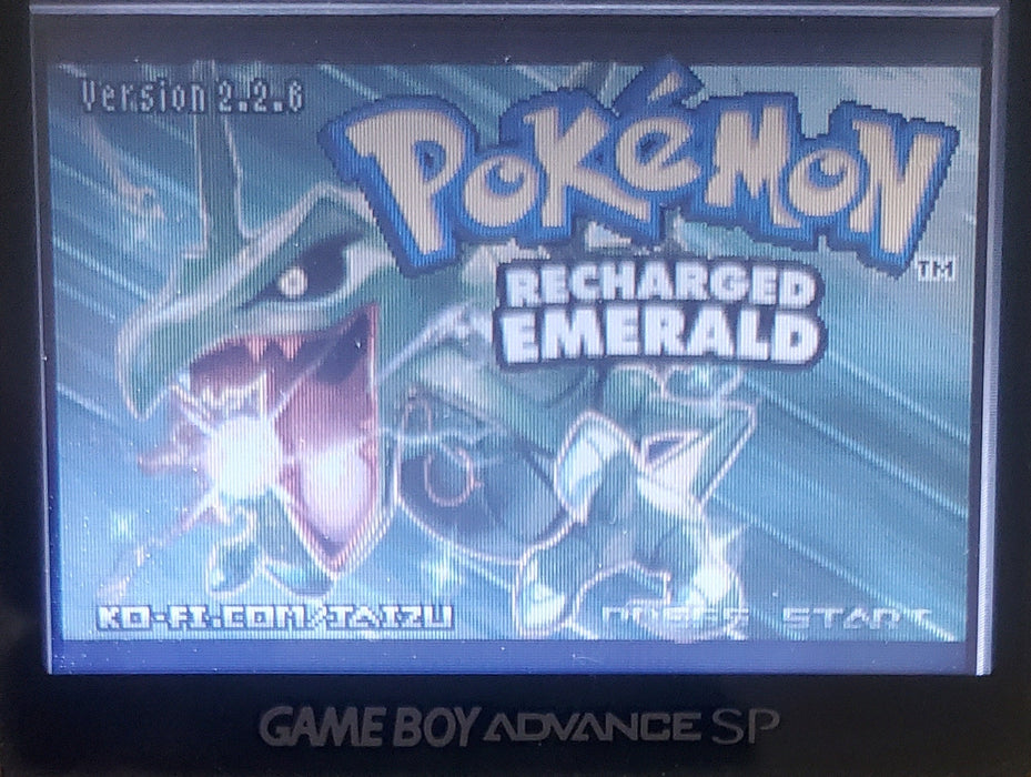 Pokemon Recharged Emerald GBA Pokemon ROM Hack Video Game Boy Advance - for just $19.49! 