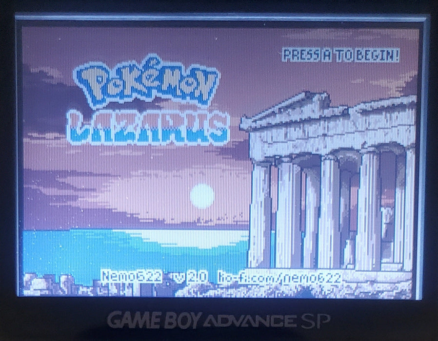 Pokemon Lazarus GBA ROM Hack Video Game Custom Gameboy Advance - for just $19.49! 