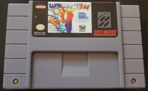 Eathworm Jim SNES Video Game Cartridge Super Nintendo 1994 - for just $23.99! 