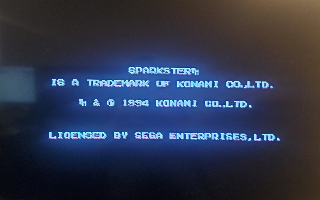 Sparkster Sega Genesis Mega Drive Video Game Cartridge 1994 - for just $18.99! 