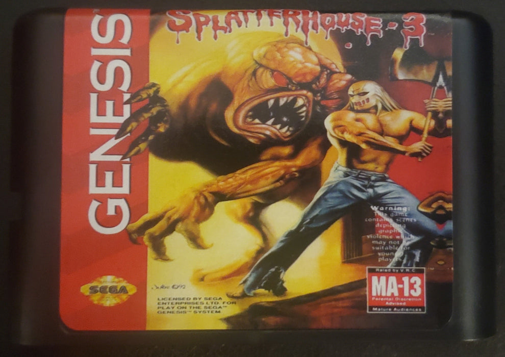 Splatterhouse 3 Sega Genesis Mega Drive Video Game Cartridge 1993 - for just $18.99! 