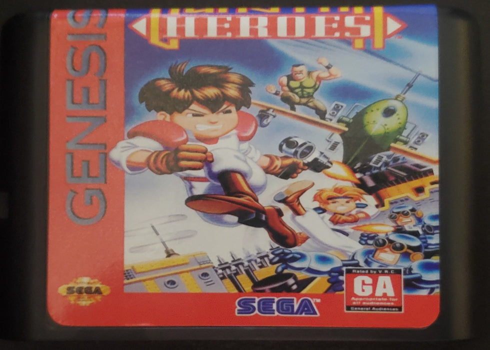 Gunstar Heroes Sega Genesis Mega Drive Video Game Cartridge 1993 - for just $18.99! 