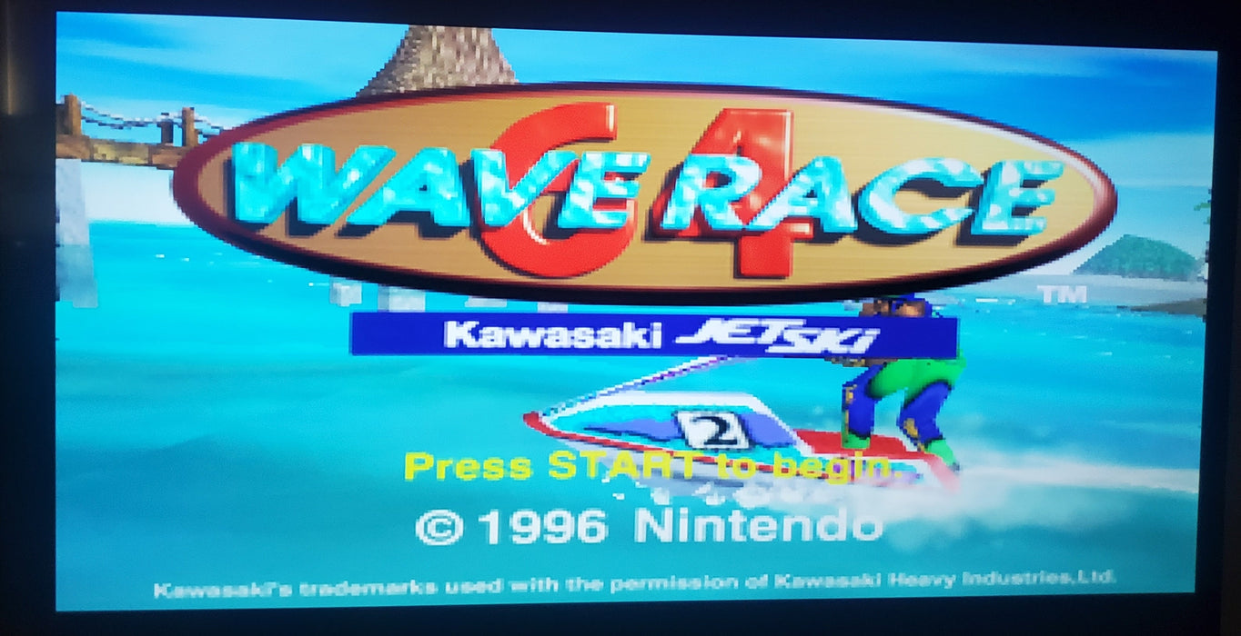 Wave Race N64 Nintendo 64 Video Game Cartridge 1996 - for just $25.99! 