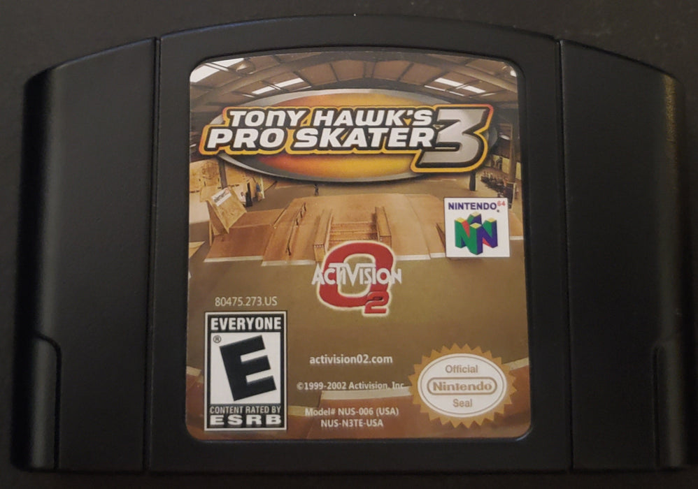 Tony Hawk’s Pro Skater 3 N64 Nintendo 64 Video Game Cartridge 2002 - for just $25.99! 