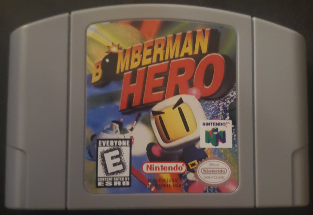 Bomberman Hero N64 Nintendo 64 Video Game Cartridge 1998 - for just $25.99! 